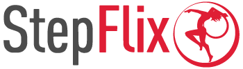 Logo for StepFlix Entertainment, Miami, FL.