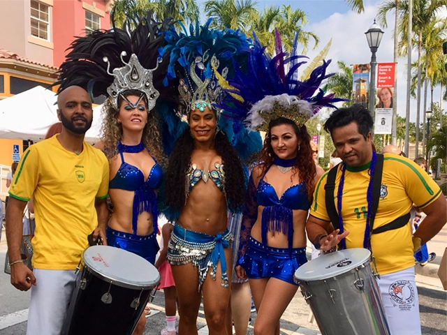 Brazilian dance performers, StepFlix Entertainment, Miami, FL.