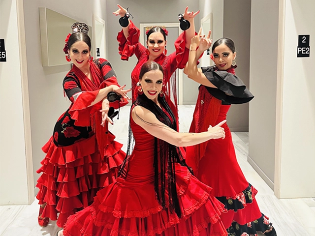 Flamenco dancers, StepFlix Entertainment, Miami, FL.