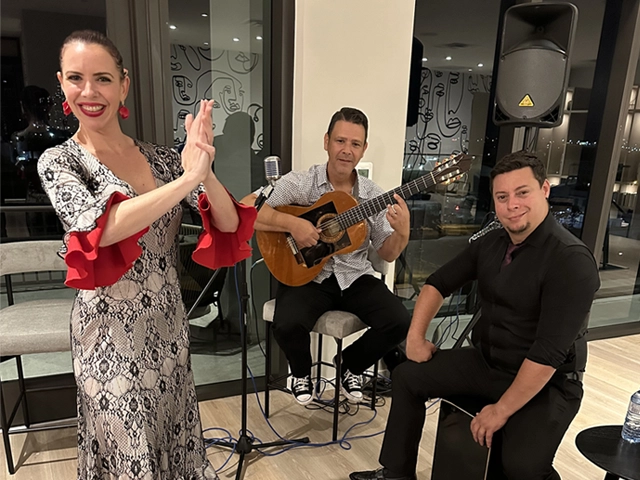 Flamenco group, StepFlix Entertainment, Miami, FL.