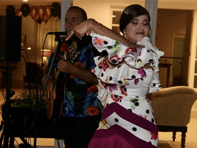 Flamenco dance performance, StepFlix Entertainment, Miami, FL.