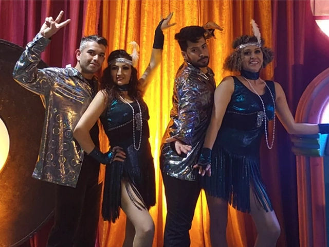 Flapper and vintage dancers, StepFlix Entertainment, Miami, FL.
