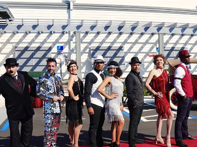 Flapper dancers, StepFlix Entertainment, Miami, FL.