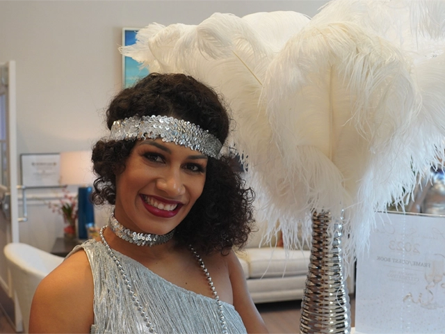 Flapper dancer, performer for StepFlix Entertainment, Miami, FL.