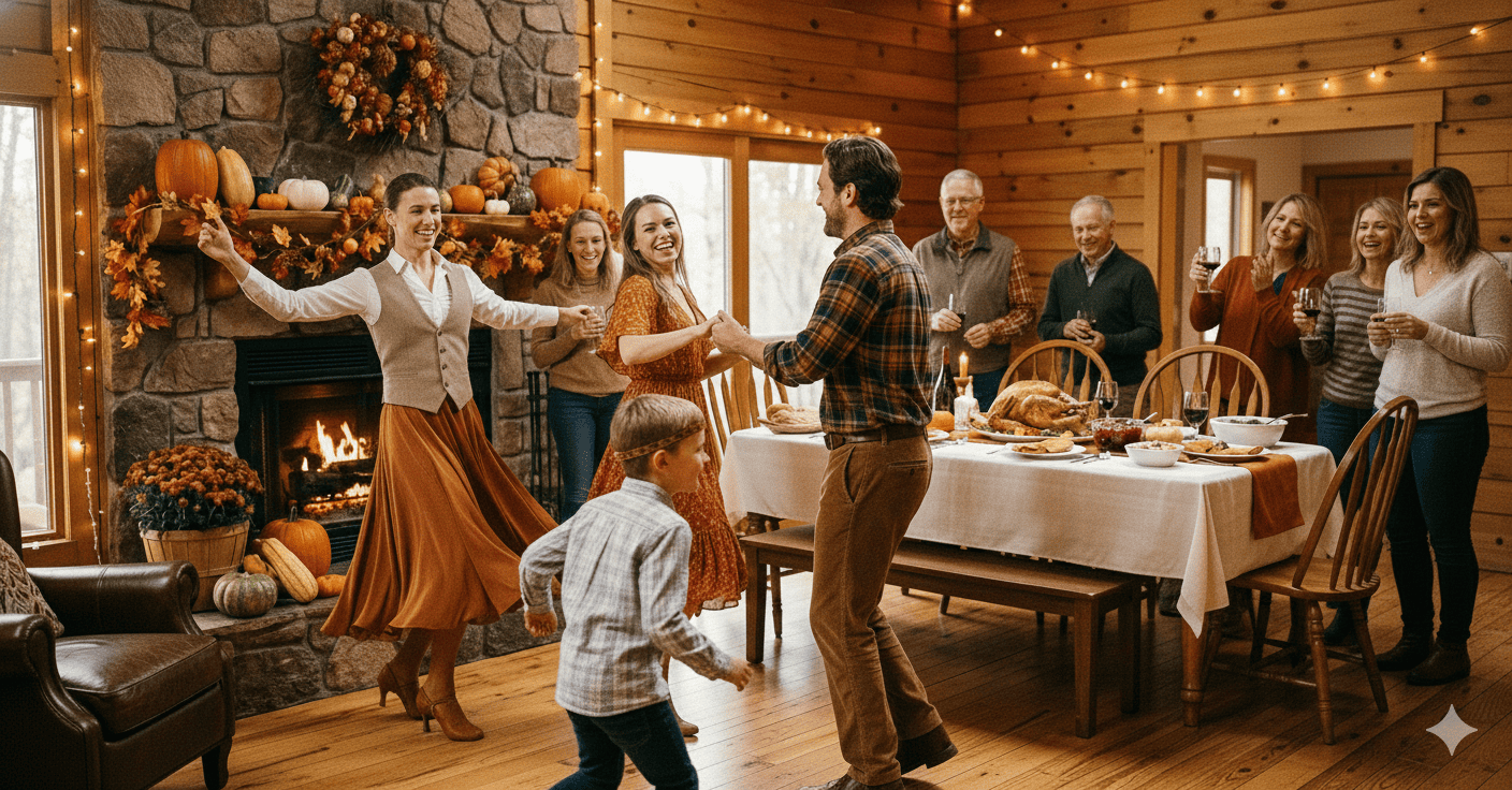 StepFlix Thanksgiving entertainment ideas.
